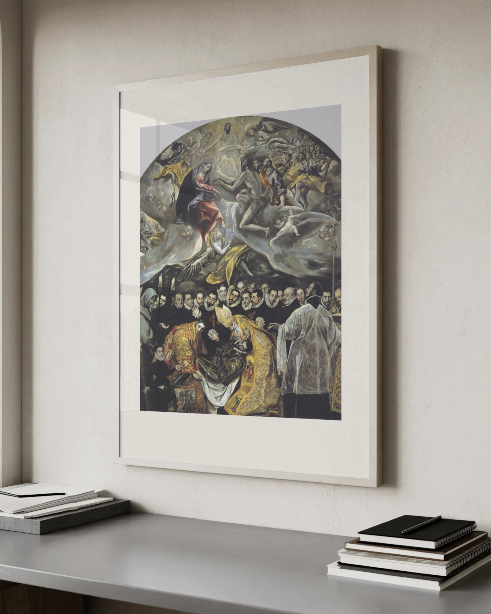 The Burial of the Count of Orgaz Art Print by El Greco