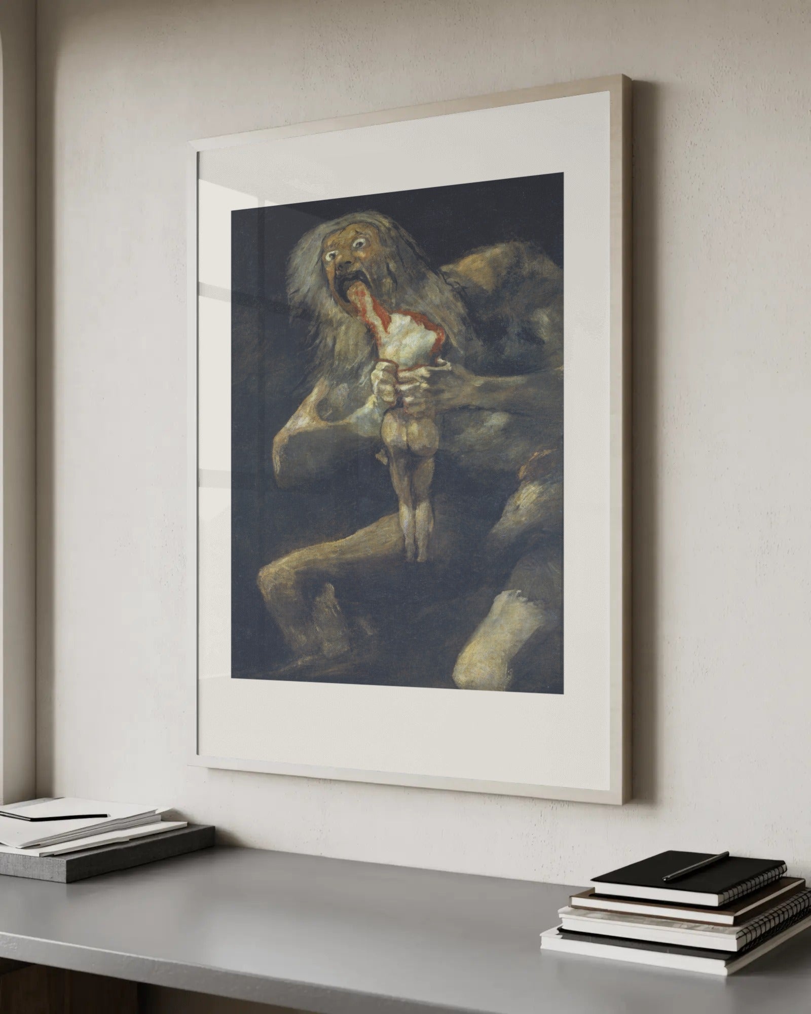 Saturn Devouring His Son Art Print by Francisco Goya