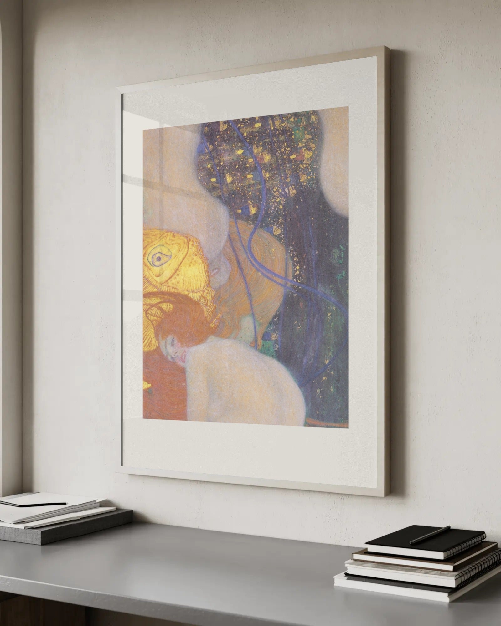 Goldfish (To My Critics) Art Print by Gustav Klimt