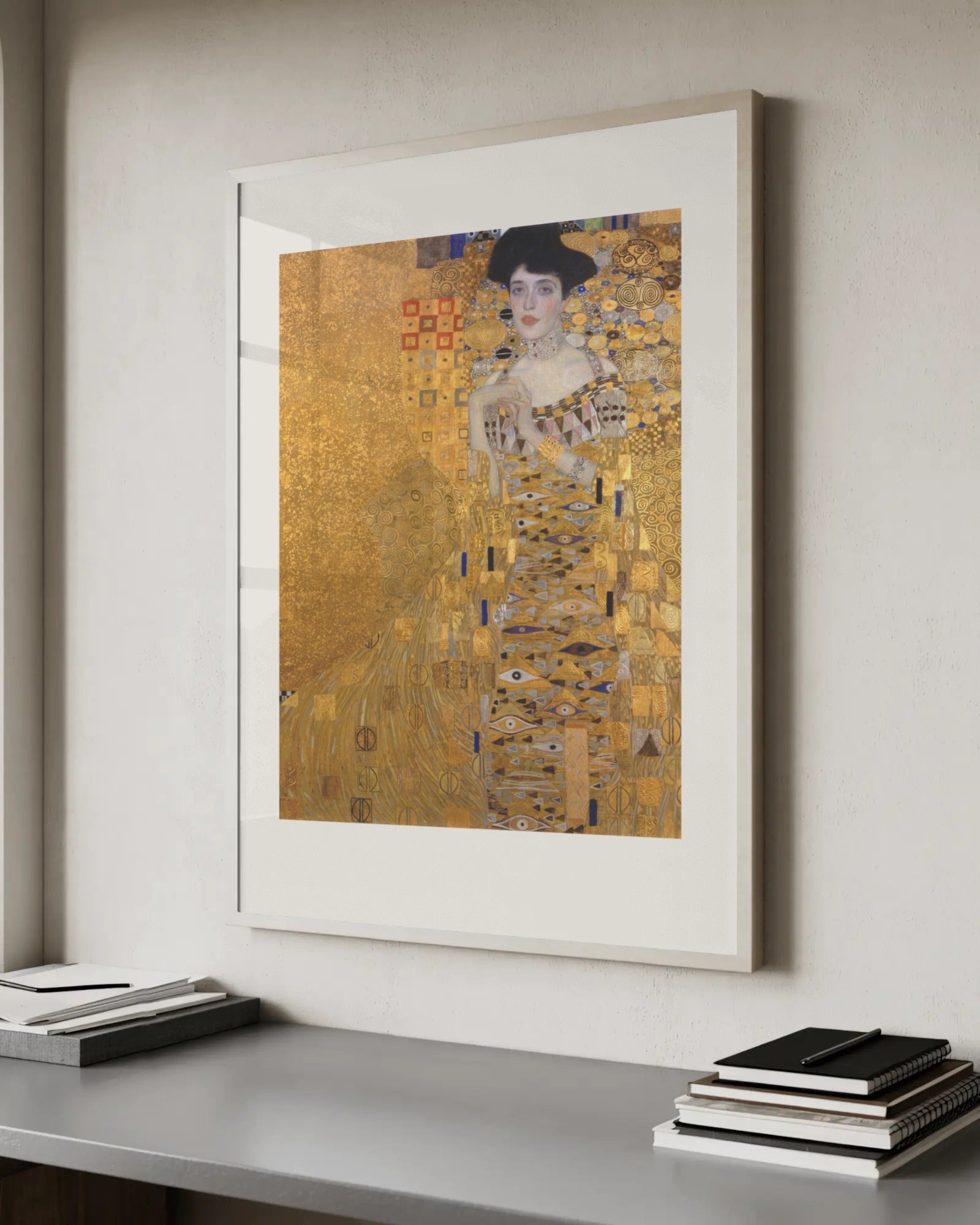 Portrait of Adele Bloch-Bauer I Art Print by Gustav Klimt