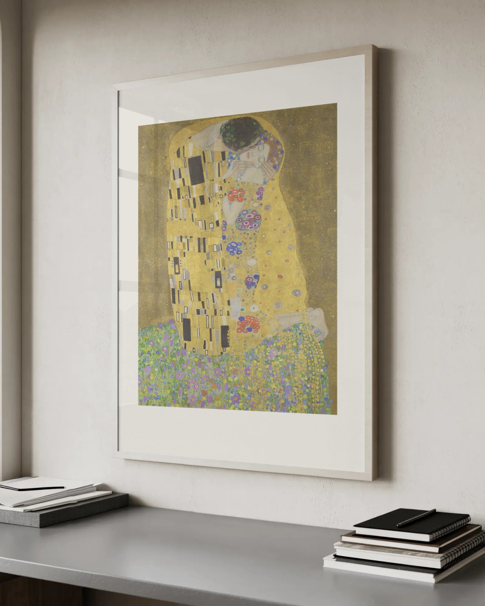 The Kiss Art Print by Gustav Klimt