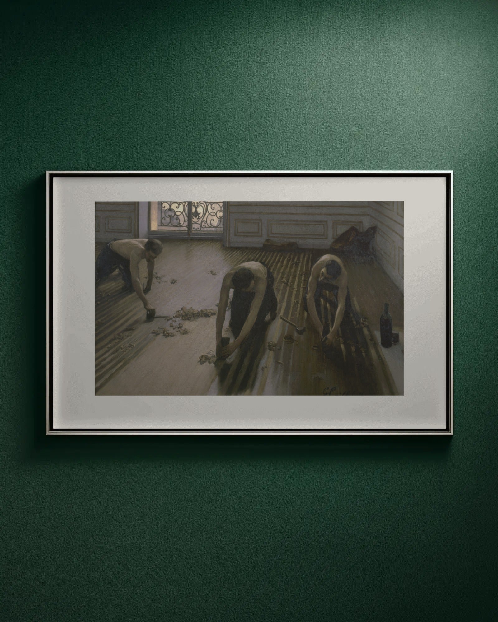 The Floor Scrapers (Les Raboteurs de parquet) Art Print by Gustave Caillebotte