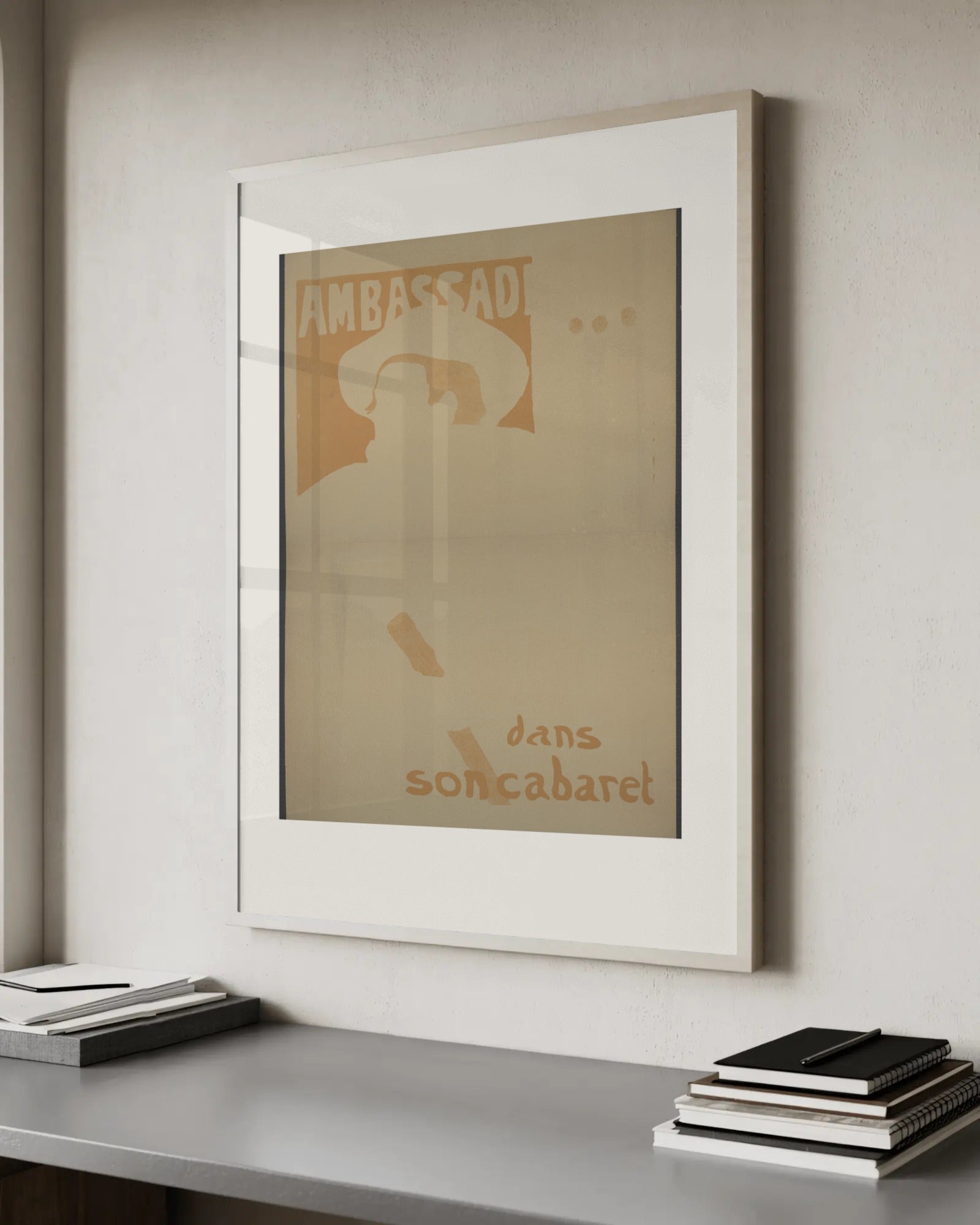 Ambassadeurs: Aristide Bruant Art Print by Henri de Toulouse-Lautrec