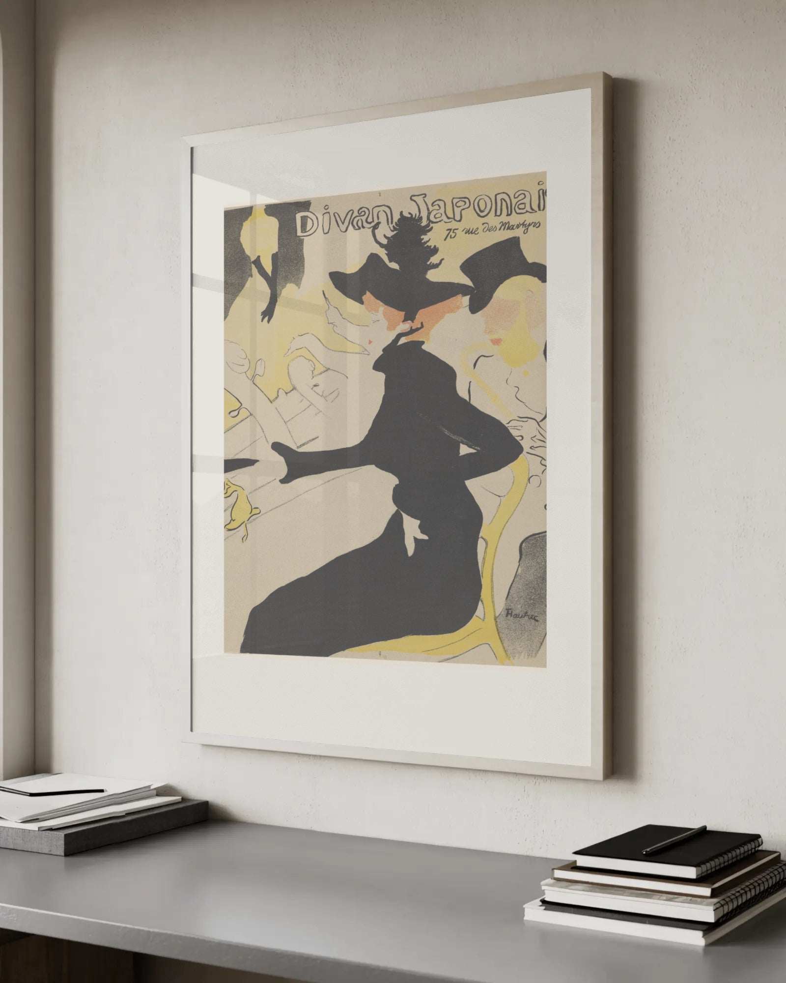 Divan Japonais Art Print by Henri de Toulouse-Lautrec
