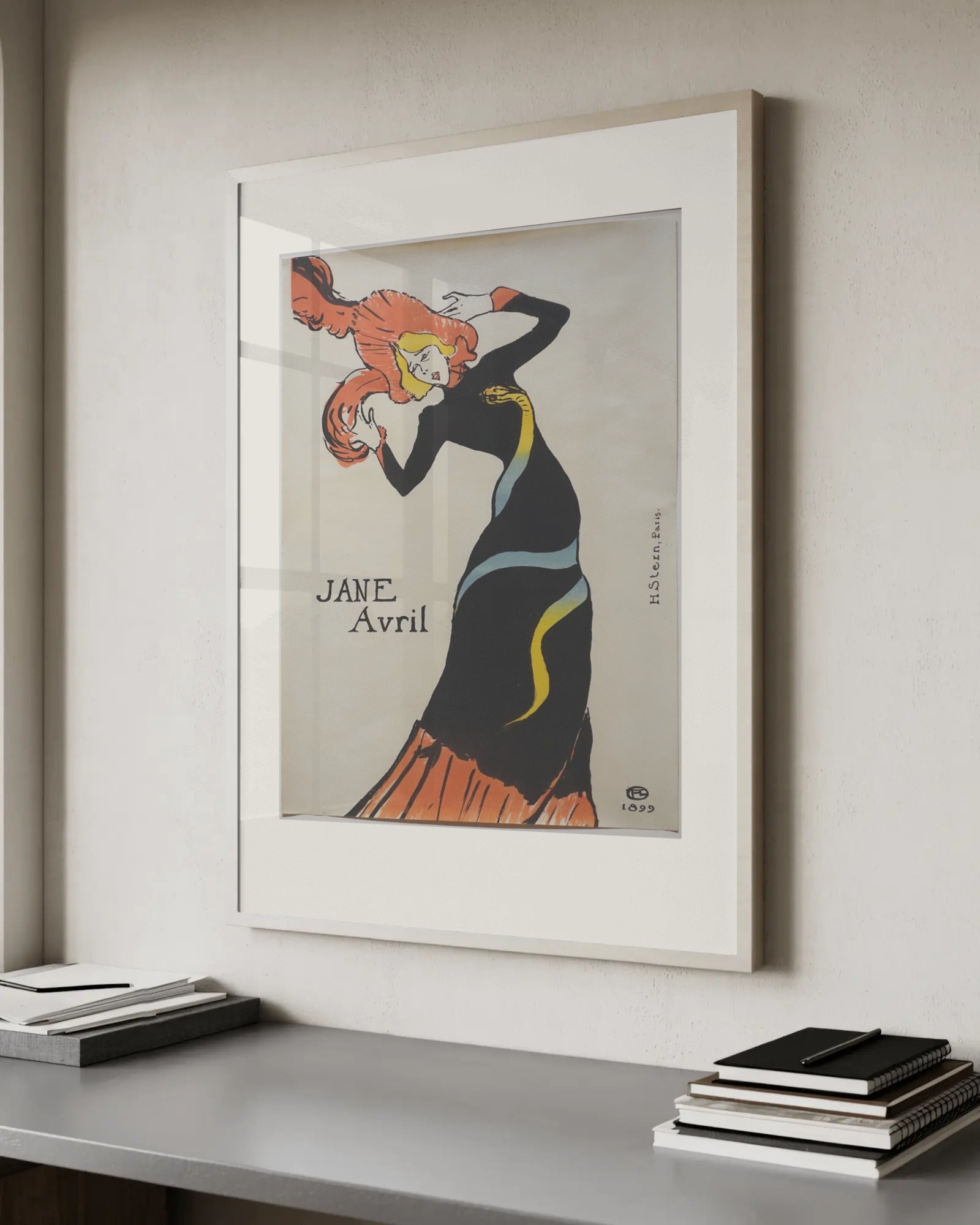 Jane Avril Art Print by Henri de Toulouse-Lautrec