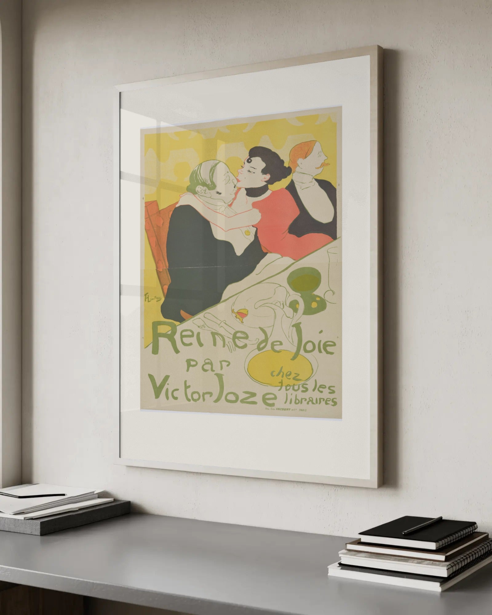 Reine de Joie Art Print by Henri de Toulouse-Lautrec