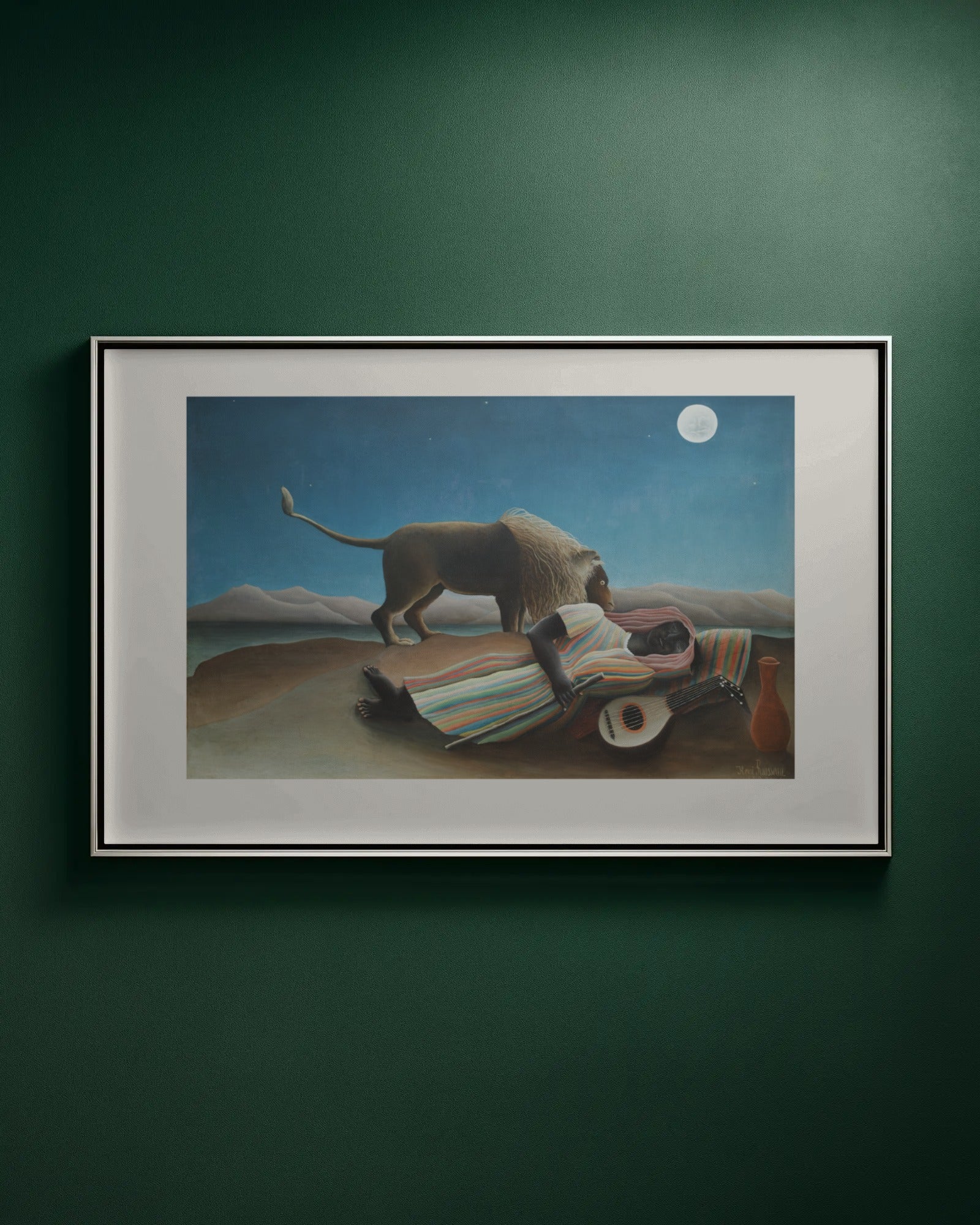 The Sleeping Gypsy Art Print by Henri Rousseau