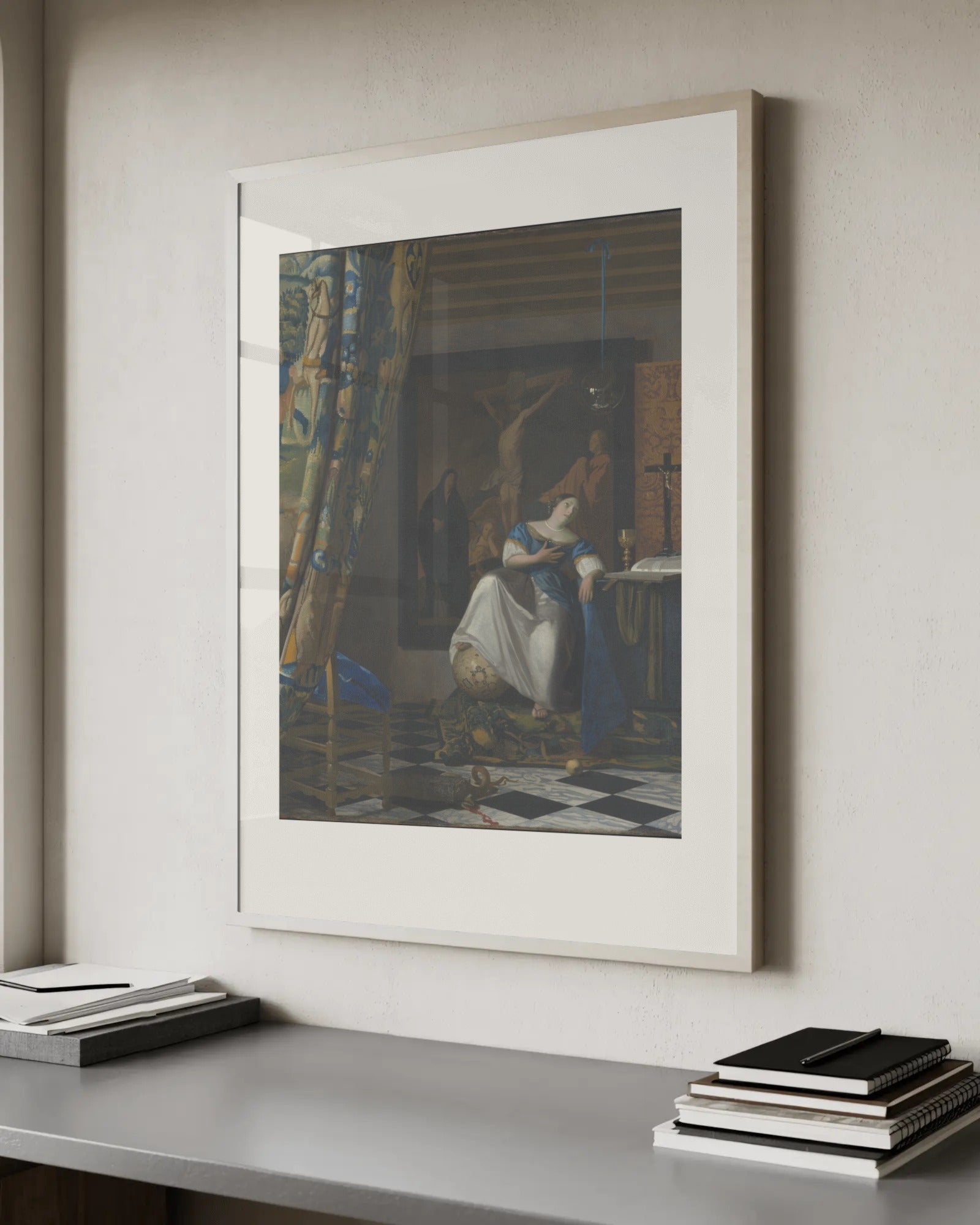 The Art of Painting Art Print by Johannes Vermeer