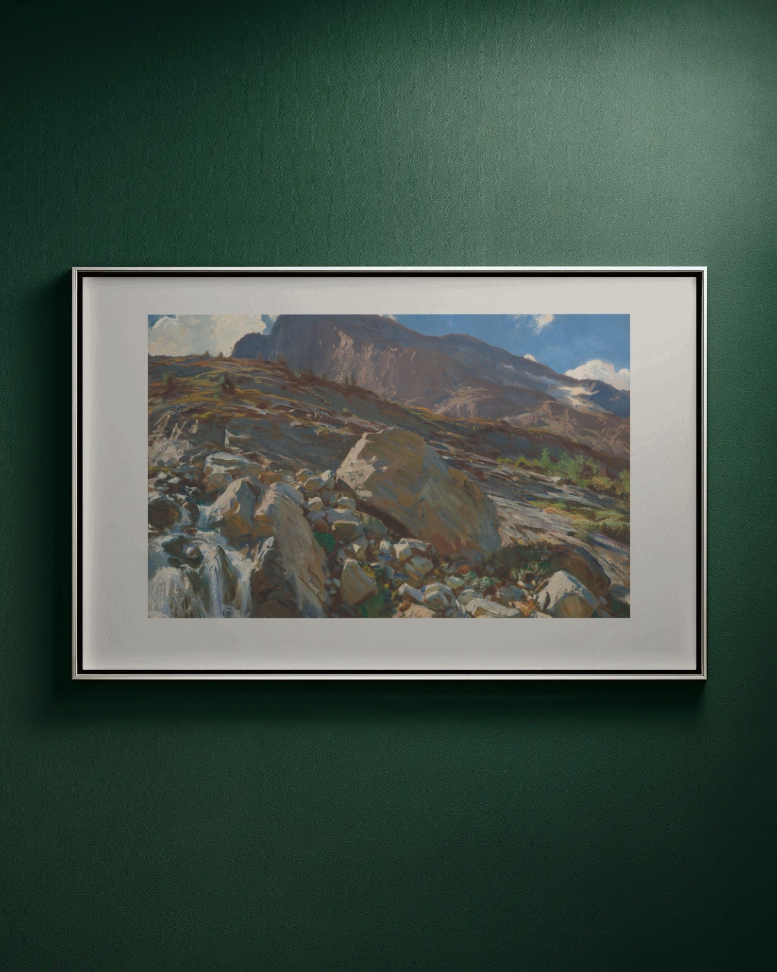 Simplon Pass Art Print by John Singer Sargent