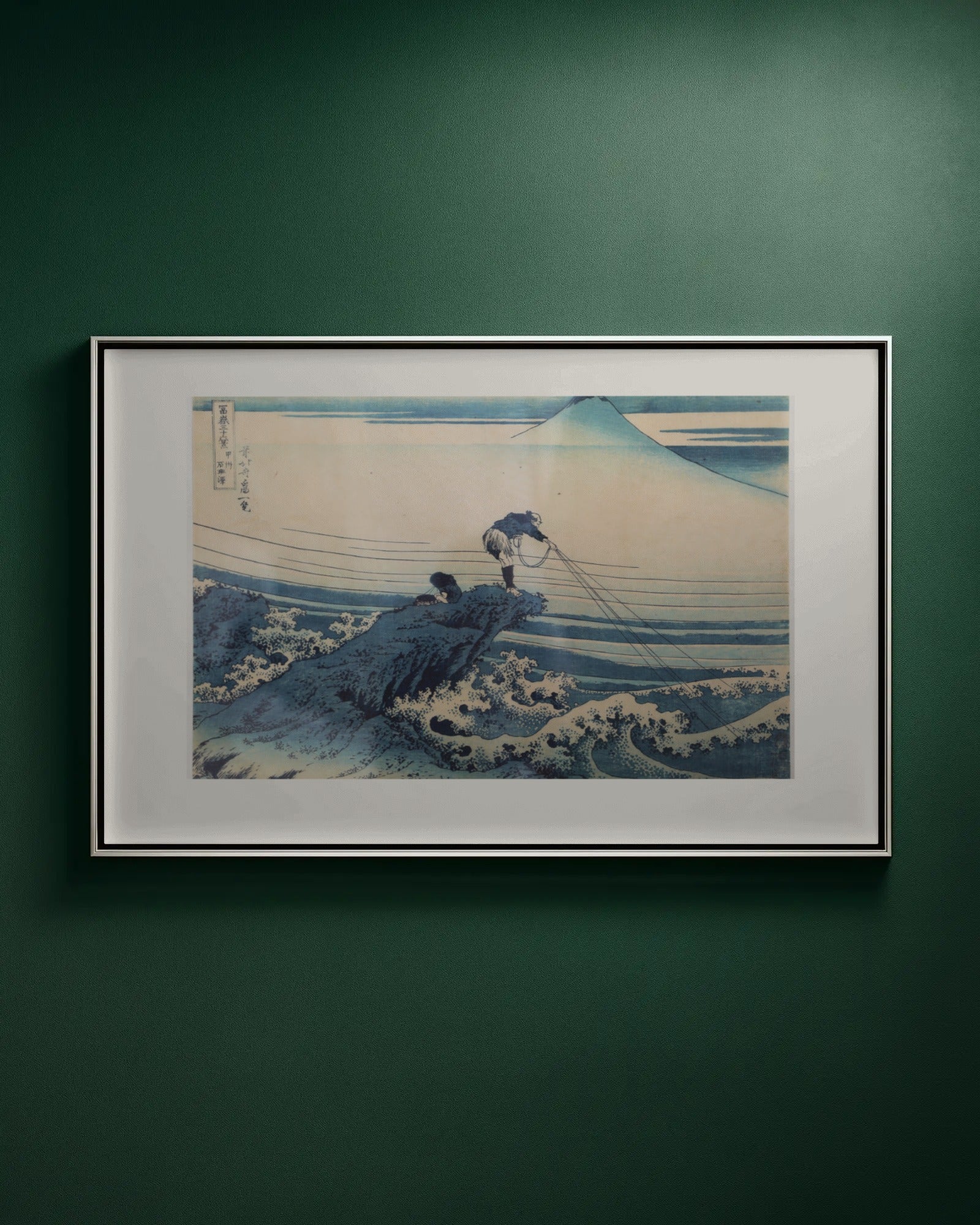 Kajikazawa in Kai Province Art Print by Katsushika Hokusai
