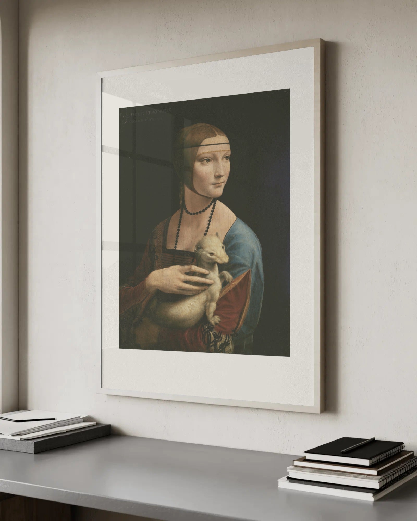 Lady with an Ermine Art Print by Leonardo da Vinci
