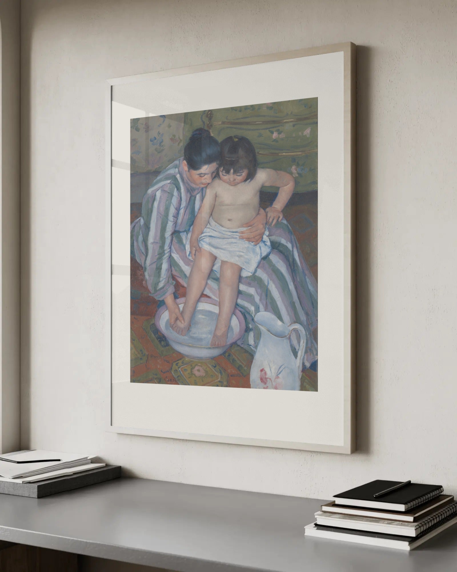 The Child's Bath Art Print by Mary Cassatt