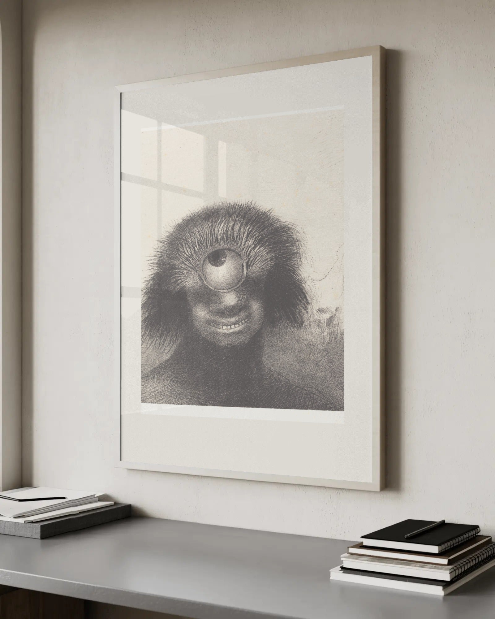 Cyclops Art Print by Odilon Redon