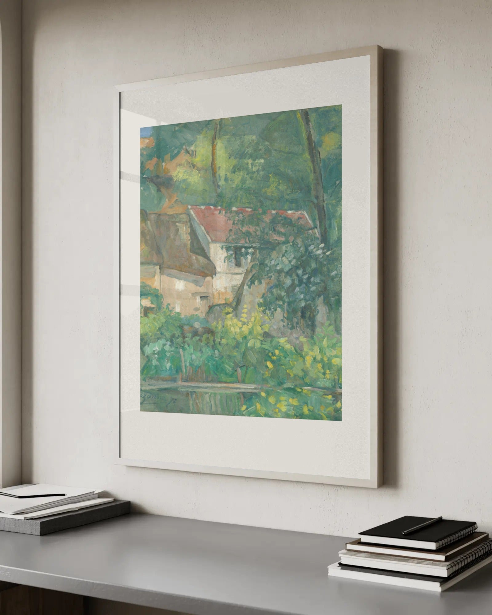House of Père Lacroix Art Print by Paul Cezanne
