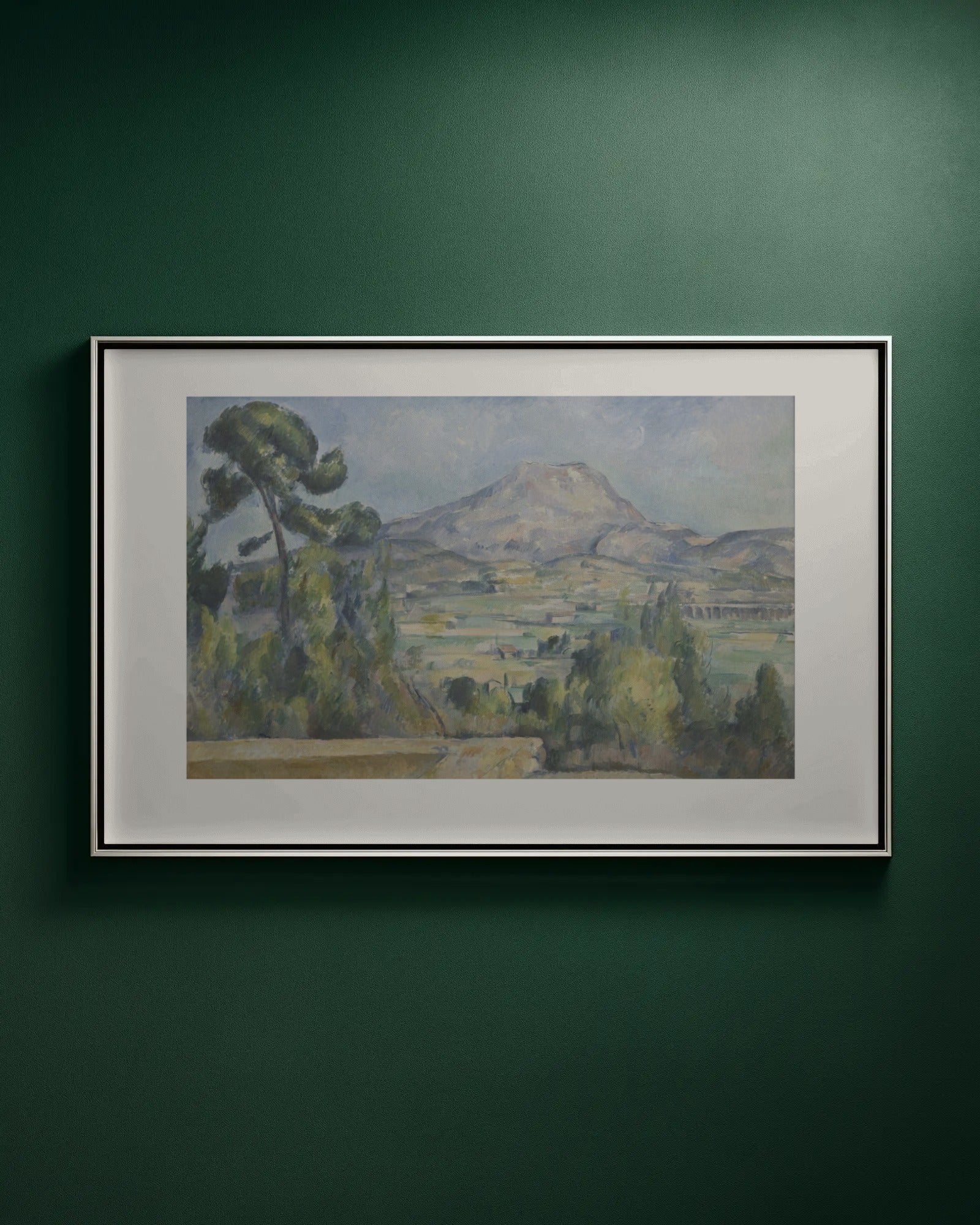 Mont Sainte-Victoire Art Print by Paul Cézanne