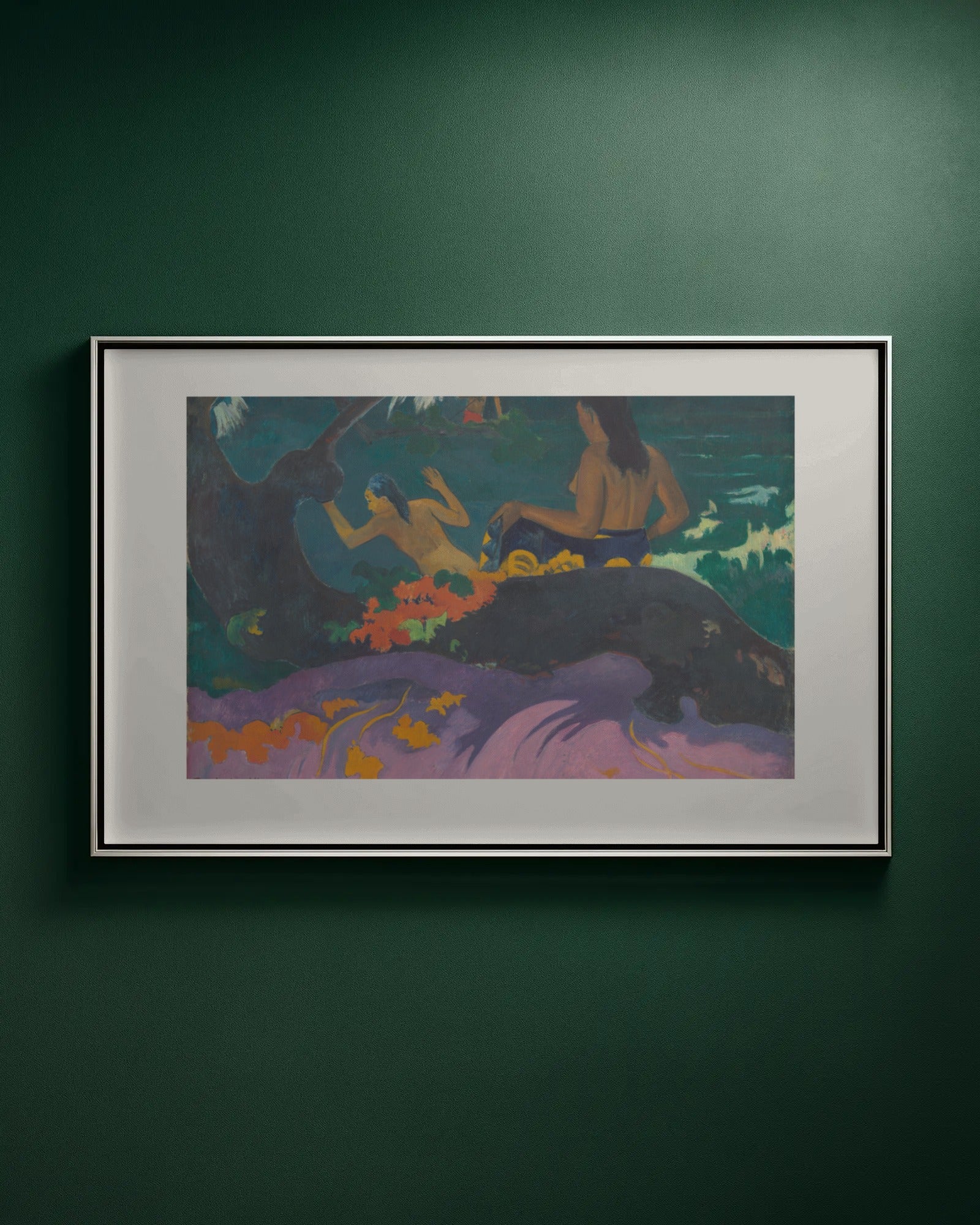 Fatata te Miti (By the Sea) Art Print by Paul Gauguin