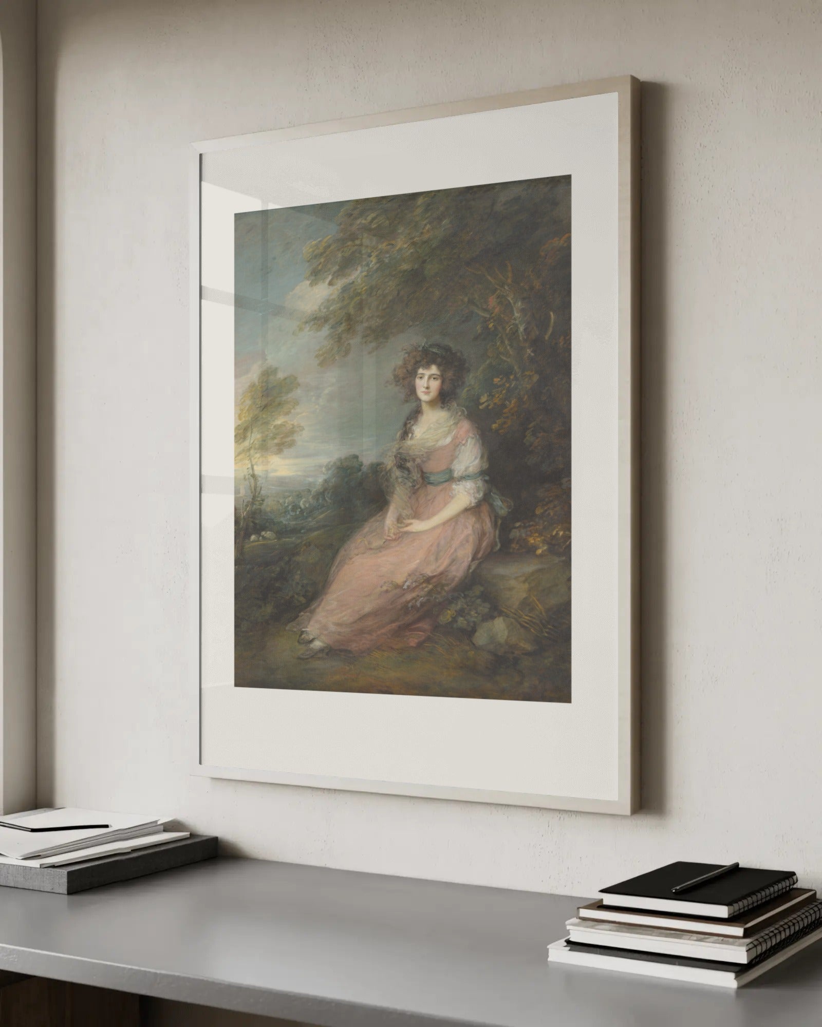 Mrs. Richard Brinsley Sheridan Art Print by Thomas Gainsborough