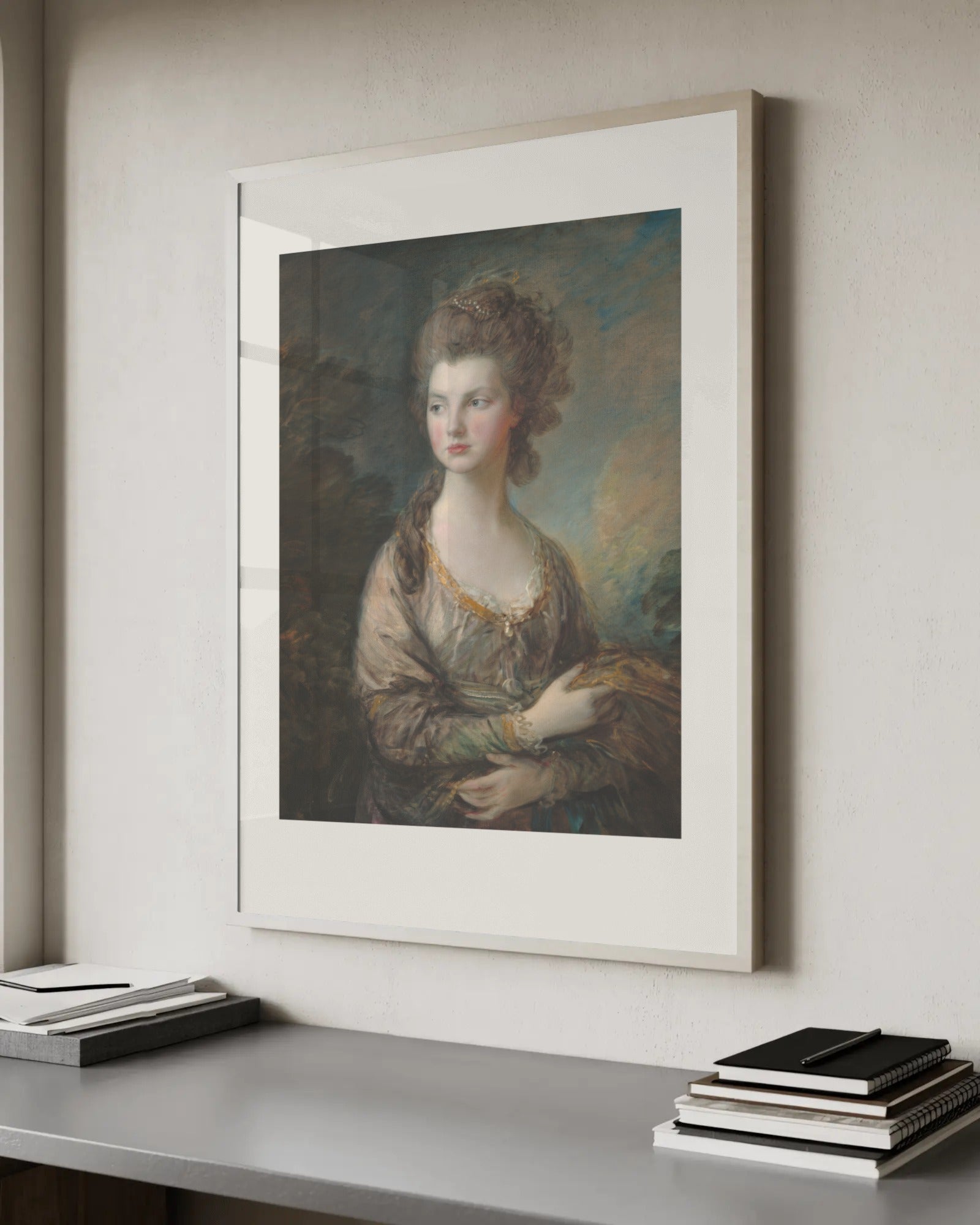 The Hon. Mrs. Thomas Graham Art Print by Thomas Gainsborough