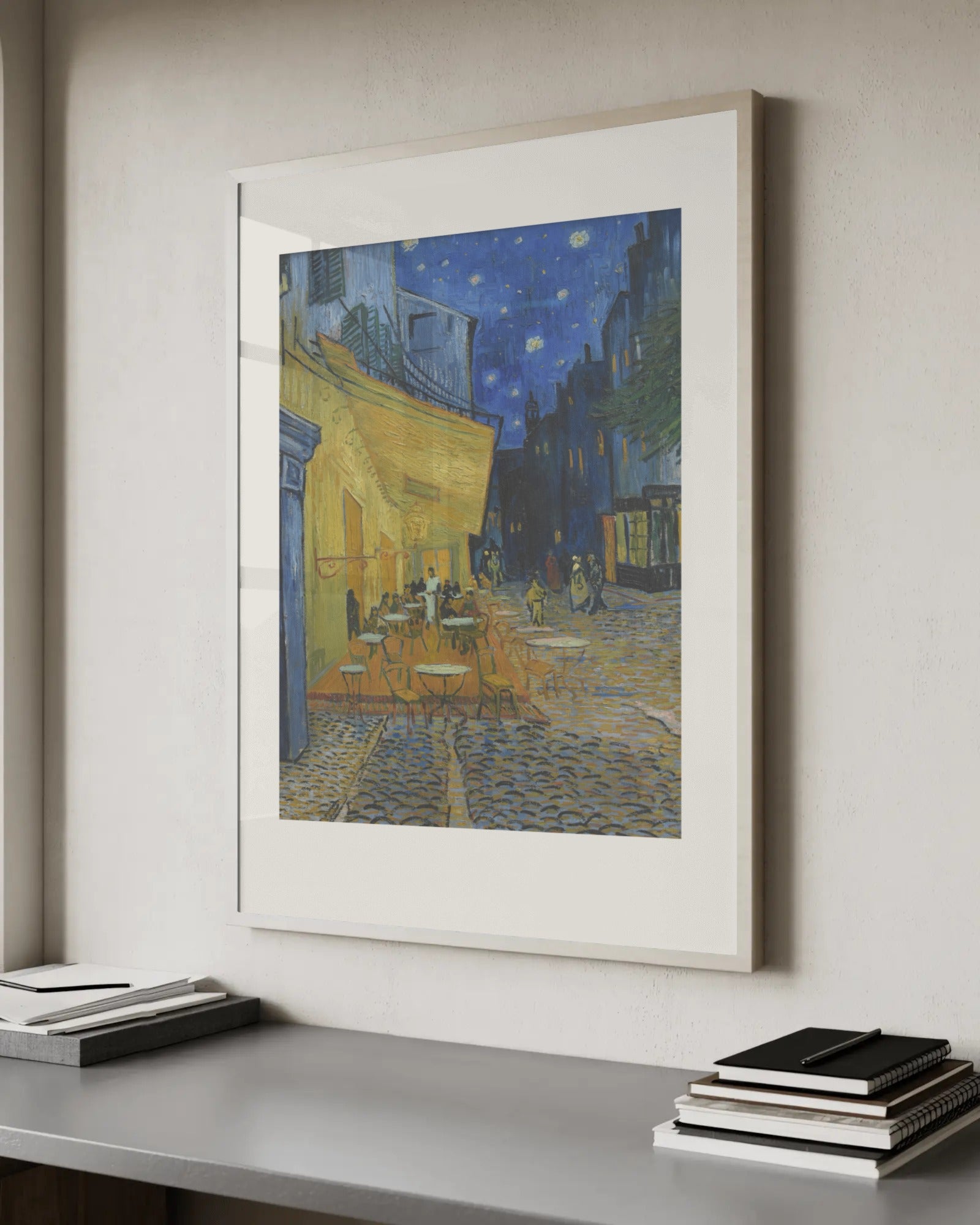 Café Terrace at Night Art Print by Vincent van Gogh