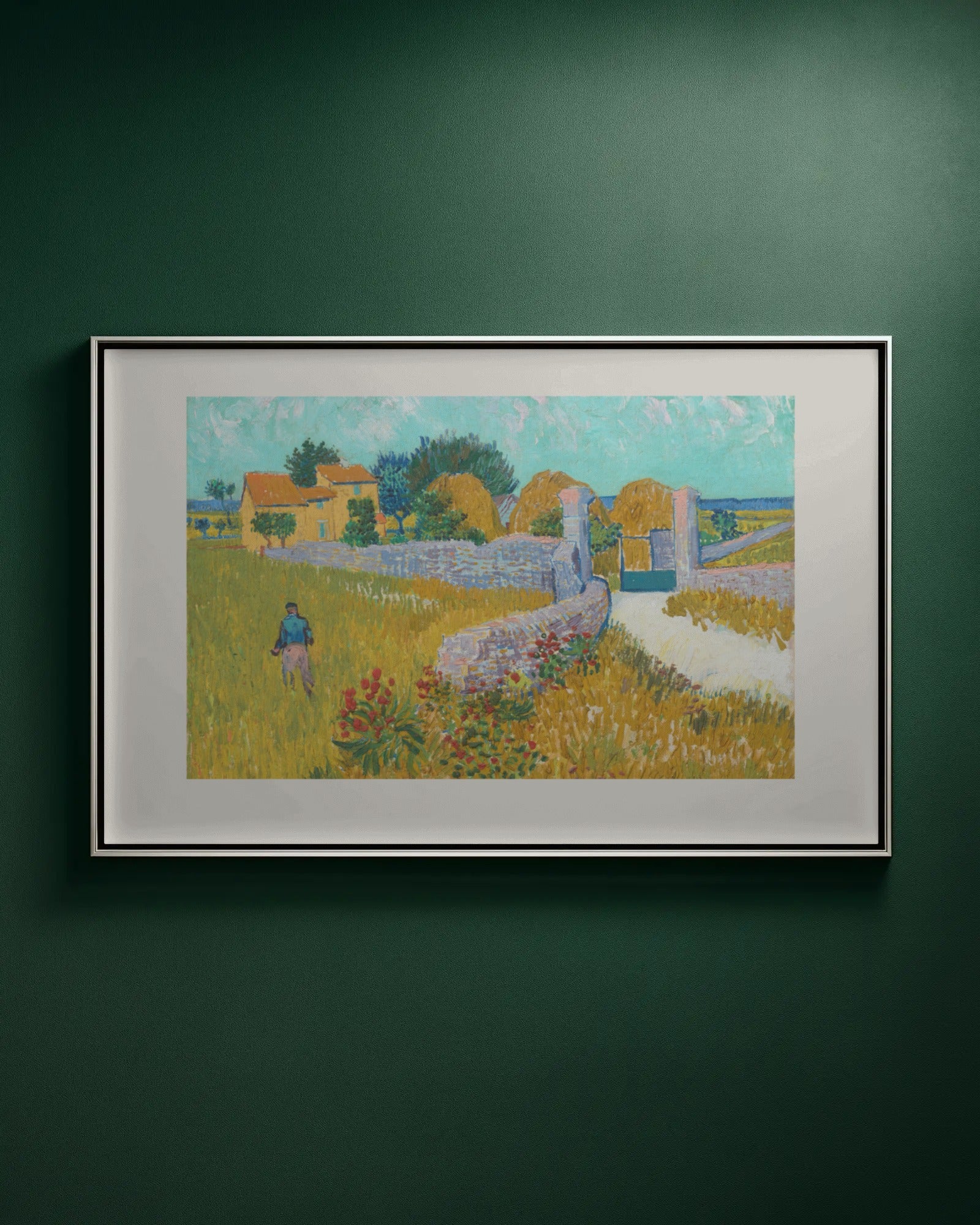 Farmhouse in Provence Art Print by Vincent van Gogh