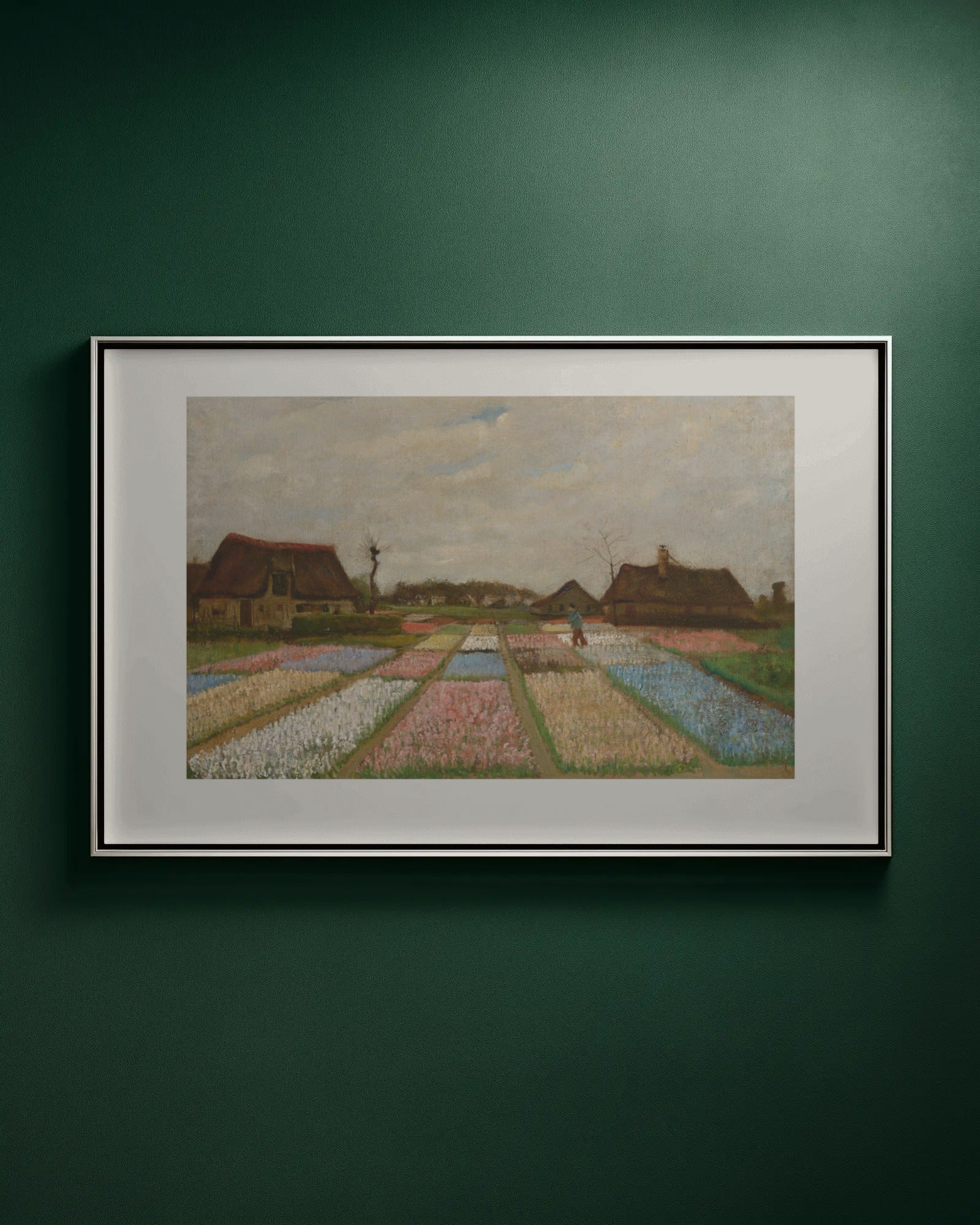 Flower Beds in Holland Art Print by Vincent van Gogh