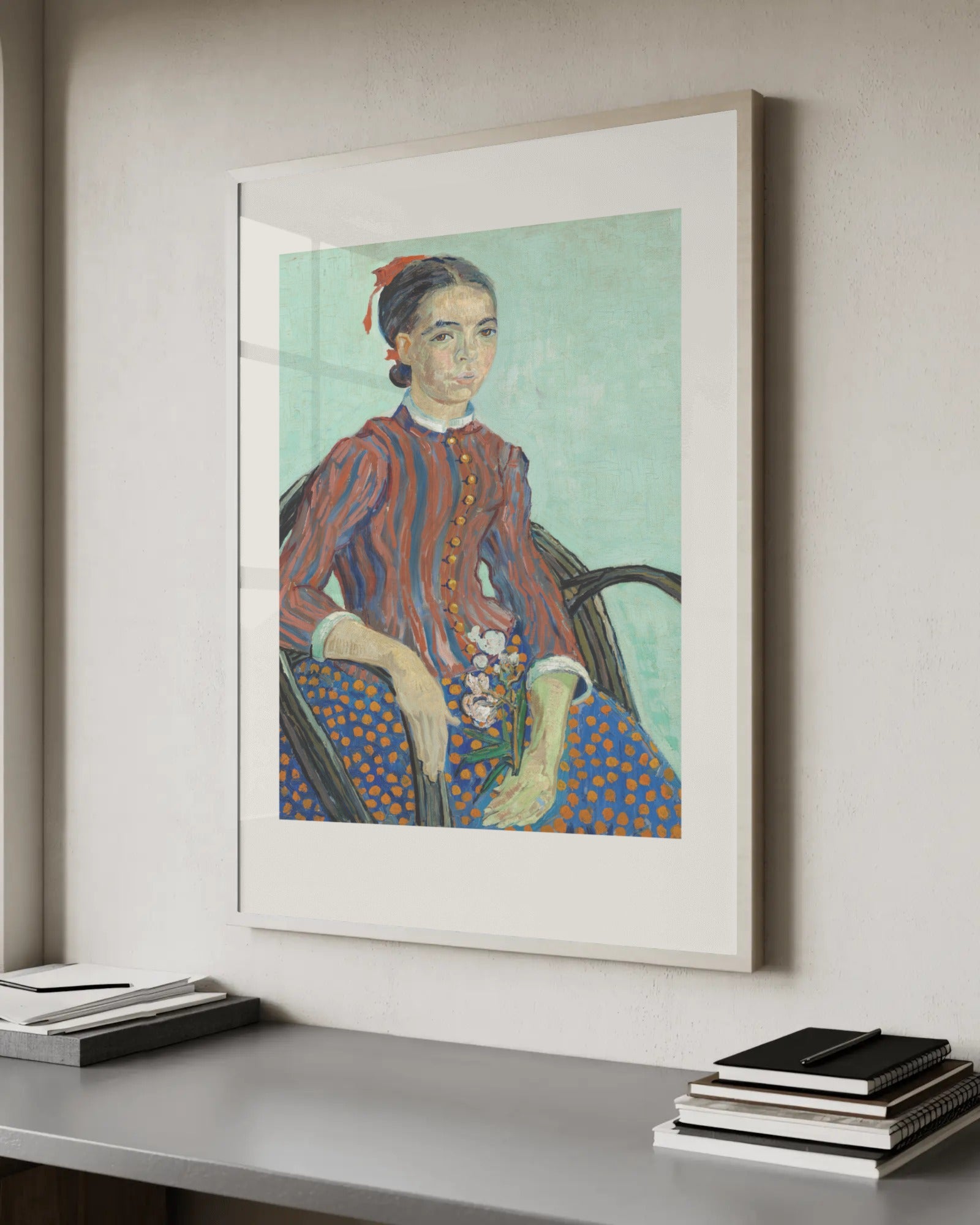 La Mousmé Art Print by Vincent van Gogh