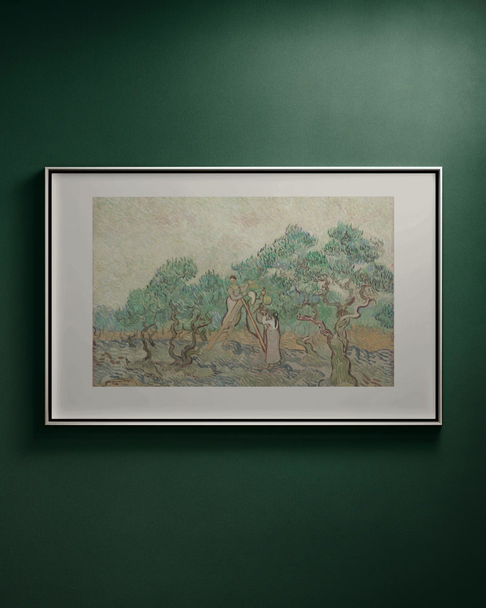 The Olive Orchard Art Print by Vincent van Gogh
