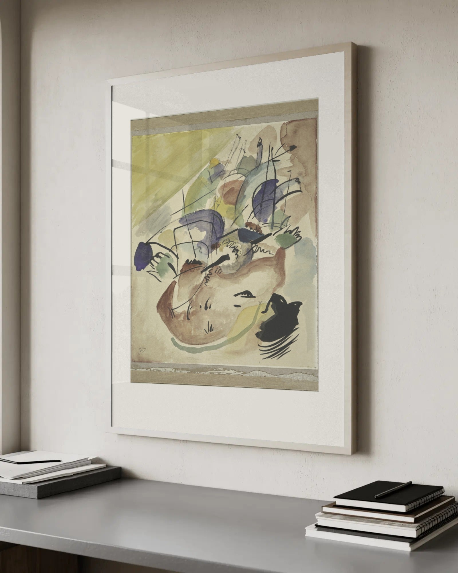 Improvisation 28 (Second Version) Art Print by Wassily Kandinsky
