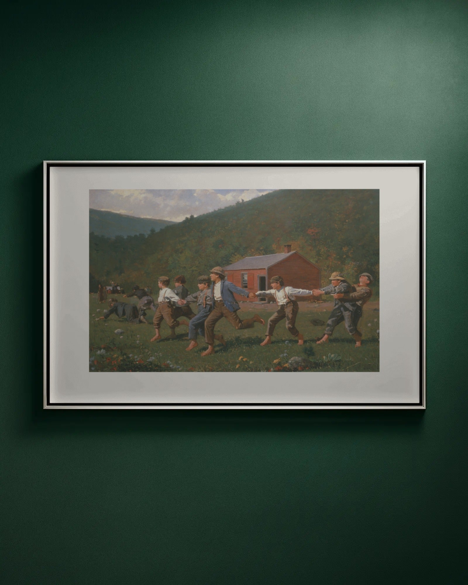 Snap the Whip Art Print by Winslow Homer